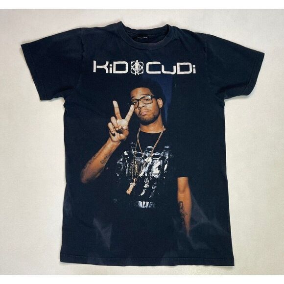 Kid Cudi Graphic T-shirt Women Black Music Short Sleeve - Picture 1 of 6
